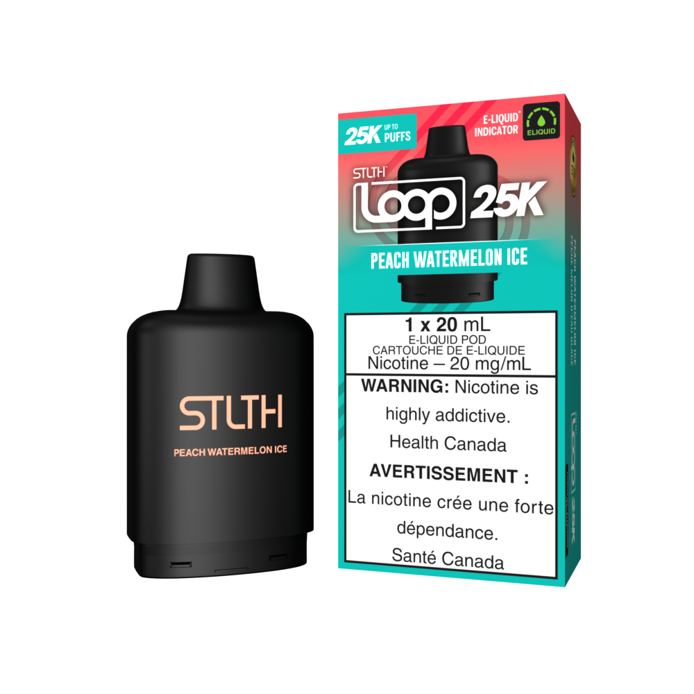 Peach Watermelon Ice STLTH Loop 25K Pod