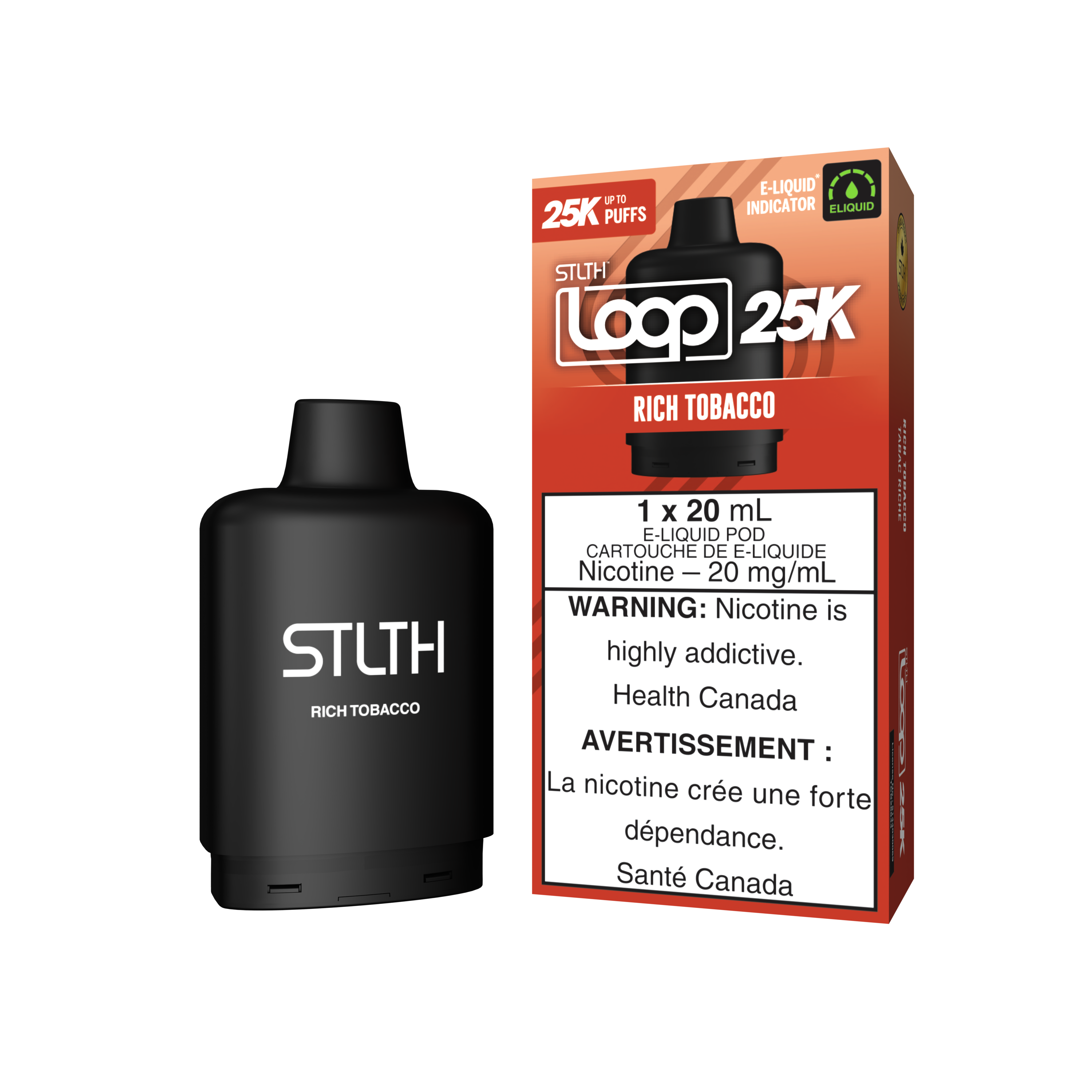 Rich Tobacco STLTH Loop 25K Pod