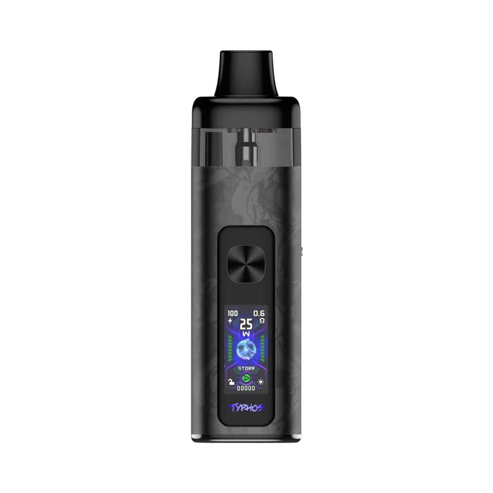 A photo of the UWELL Typhos pod vape in Polar Black color variation