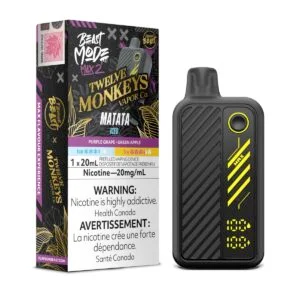 A picture of the Matata Iced 12 Monkeys x Flavour Beast Mode Max 2 Disposable Vape