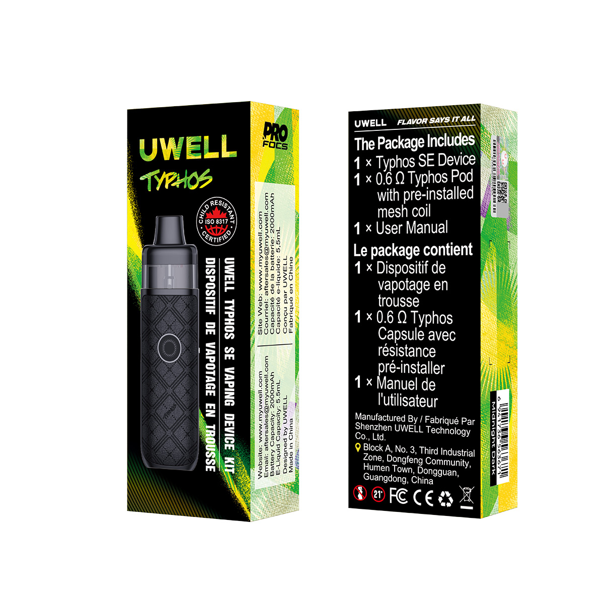 UWELL TYPHOS SE Leak Proof Pod Vape - Image 3