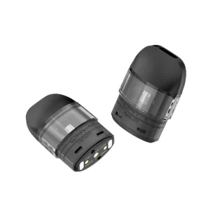 Two NeXLIM 2mL cartridges with dual mesh coils, featuring a transparent body and black top.