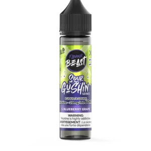 Sour Gushin S. Blueberry Grape – Flavour Beast E-Liquid