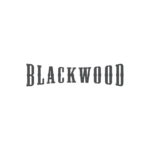 Text logo for BLACKWOOD in bold, stylized font on a plain background.