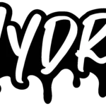 Stylized white text spelling HYDRA on a black background, representing the Flavour Beast brand logo.