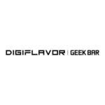 Logo featuring the text DIGIFLAVOR | GEEK BAR in bold, modern typography on a white background.