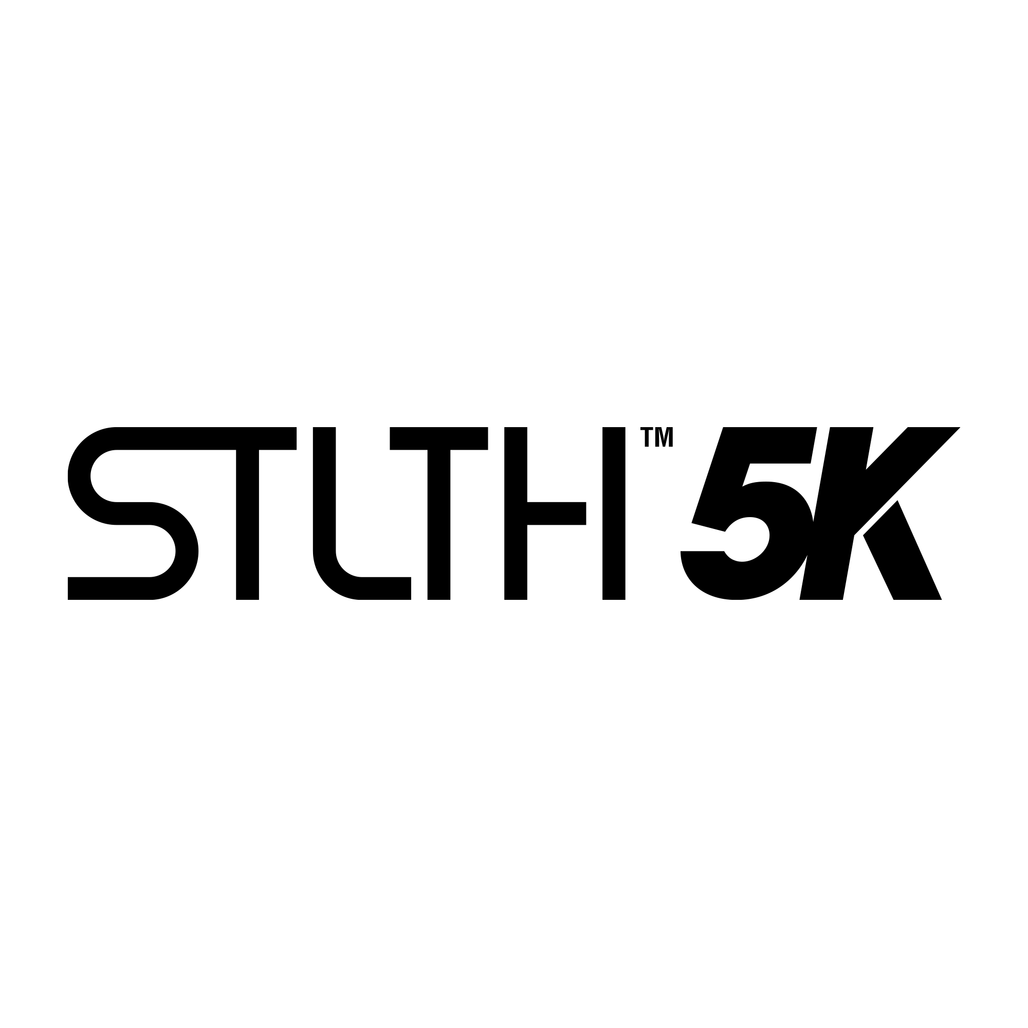 Logo featuring the text STLTH 5K in bold, modern typography.