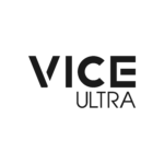 Black text logo displaying VICE ULTRA on a white background.