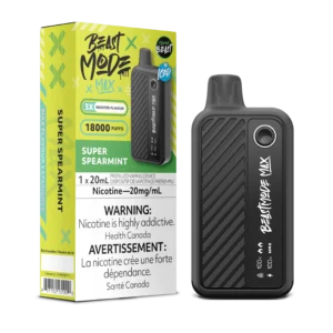 Super Spearmint Iced Flavour Beast Mode Max – Disposable Vape