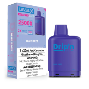 Blue Razz Ice Drip’n Boost G2 – Level X Pod
