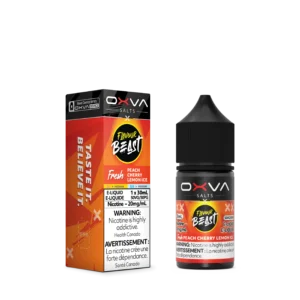 Fresh Peach Cherry Lemon Ice – Flavour Beast x OXVA E-Liquid