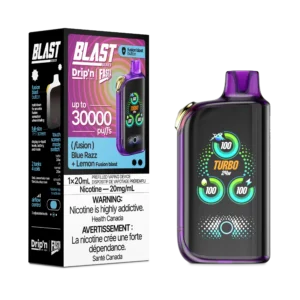 Blue Razz Lemon Fusion Drip’n by Envi Fasta Blast 30K – Disposable Vape