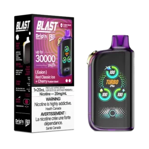 Red Classic Ice Cherry Fusion Drip’n by Envi Fasta Blast 30K – Disposable Vape