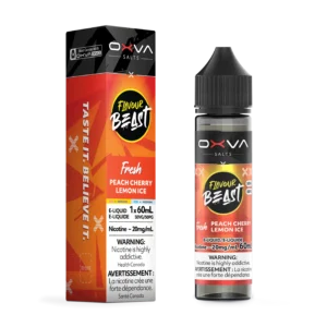 Fresh Peach Cherry Lemon Ice – Flavour Beast x OXVA E-Liquid