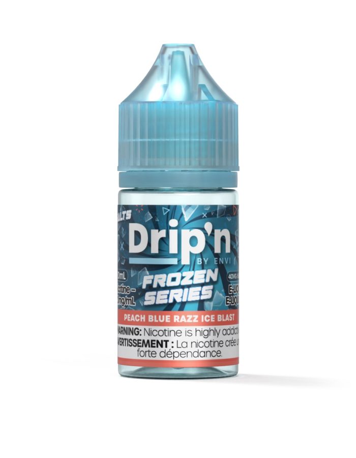 Peach Blue Razz Ice Blast SALT Drip'n by Envi Frozen E-Liquid