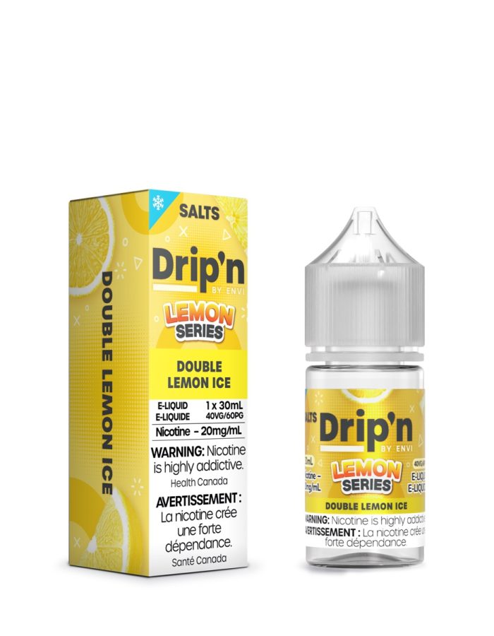 Double Lemon Ice SALT Drip'n by Envi Lemon Series E-Liquid