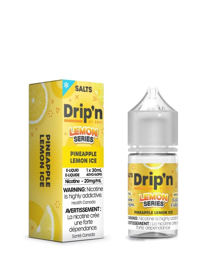 Pineapple Lemon Ice SALT Drip'n by Envi Lemon Series E-Liquid