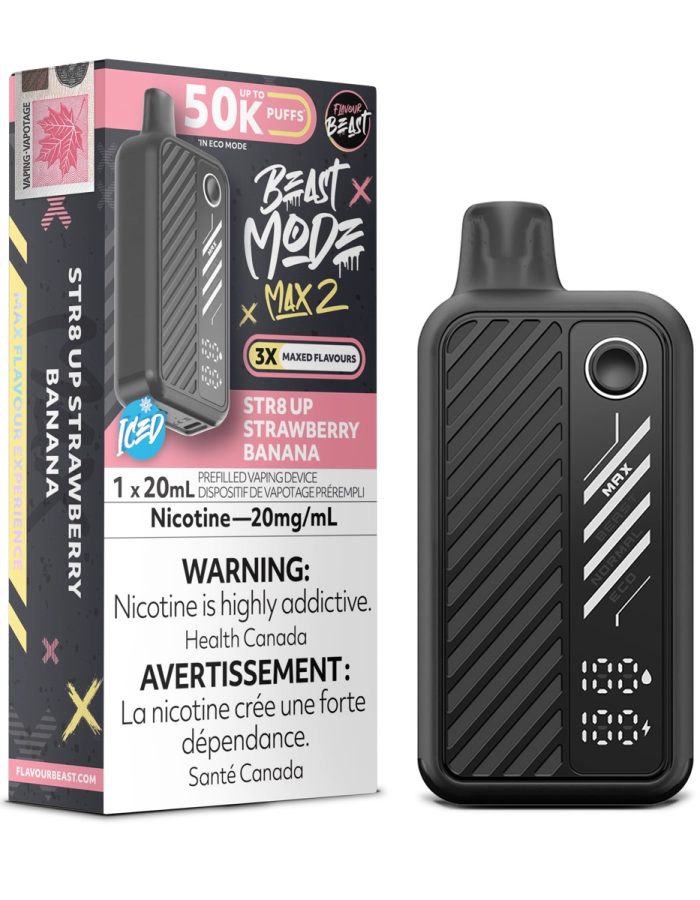 STR8 UP Strawberry Banana Flavour Beast Mode Max 2