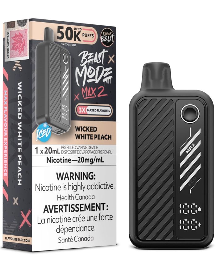 Wicked White Peach Flavour Beast Mode Max 2