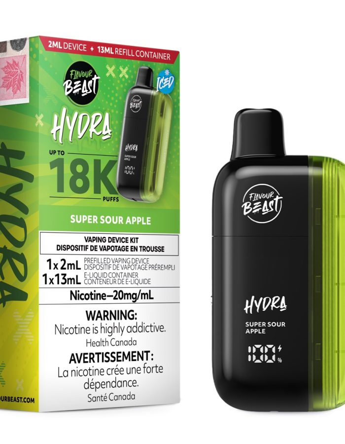 Super Sour Apple Flavour Beast Hydra 18K