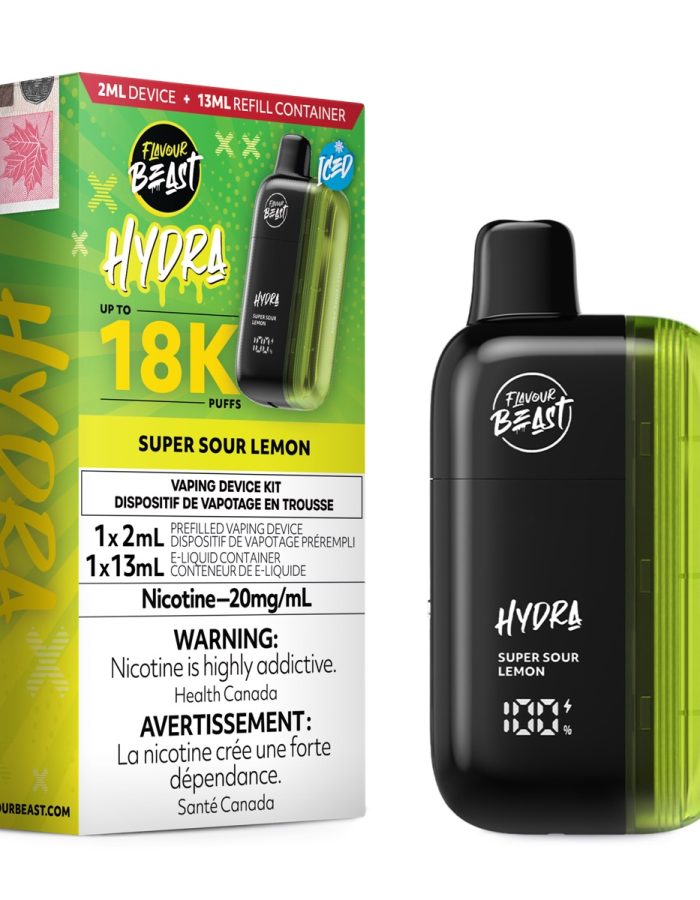 Super Sour Lemon Flavour Beast Hydra 18K