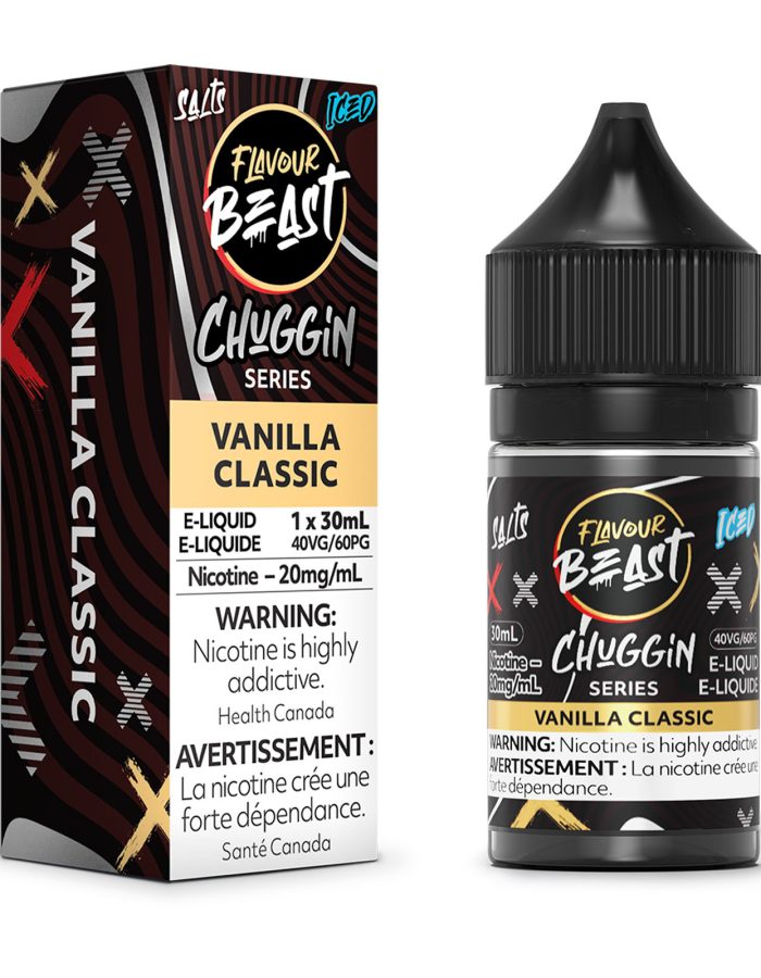 Chuggin Vanilla Classic Iced SALT Flavour Beast Salt E-Liquid
