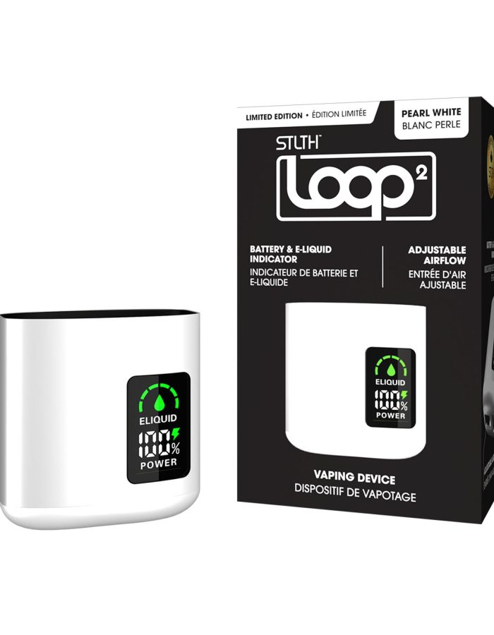 STLTH Loop 2 Pod Device Pearl White Limited Edition