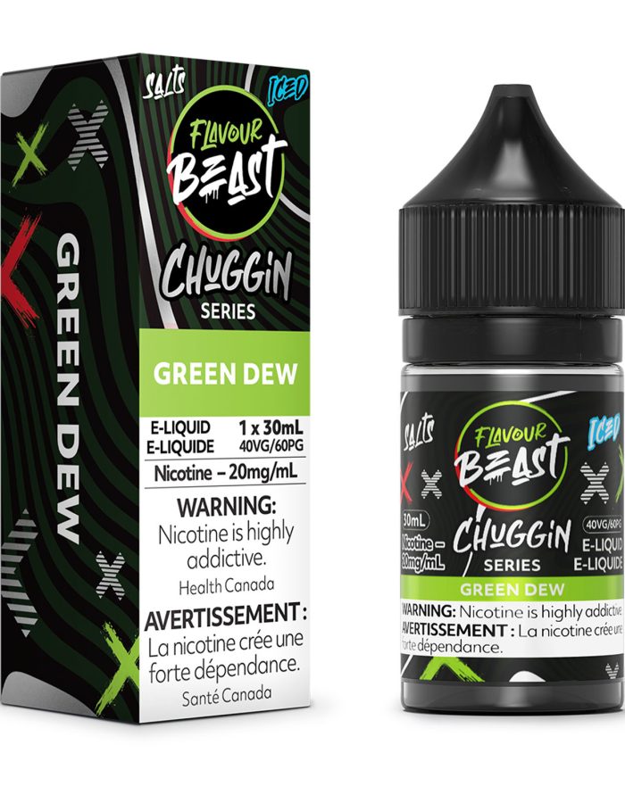 Chuggin Green Dew Iced SALT Flavour Beast Salt E-Liquid