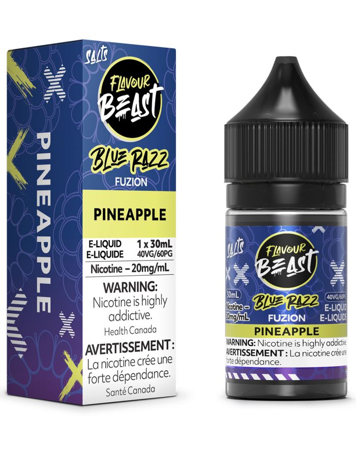 Blue Razz Fuzion Pineapple SALT Flavour Beast Fuzion Salt E-Liquid