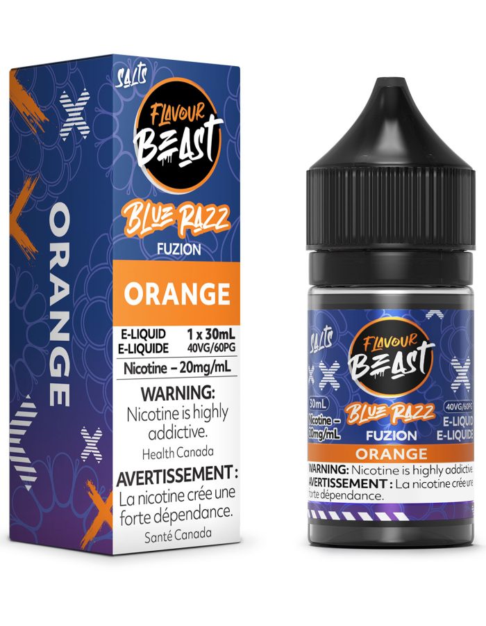 Blue Razz Fuzion Orange SALT Flavour Beast Fuzion Salt E-Liquid