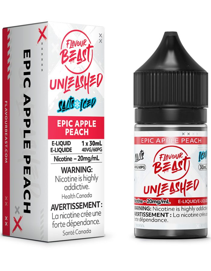 Epic Apple Peach SALT Unleashed Flavour Beast Salt E-Liquid