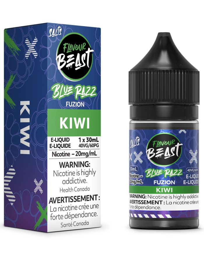 Blue Razz Fuzion Kiwi SALT Flavour Beast Fuzion Salt E-Liquid
