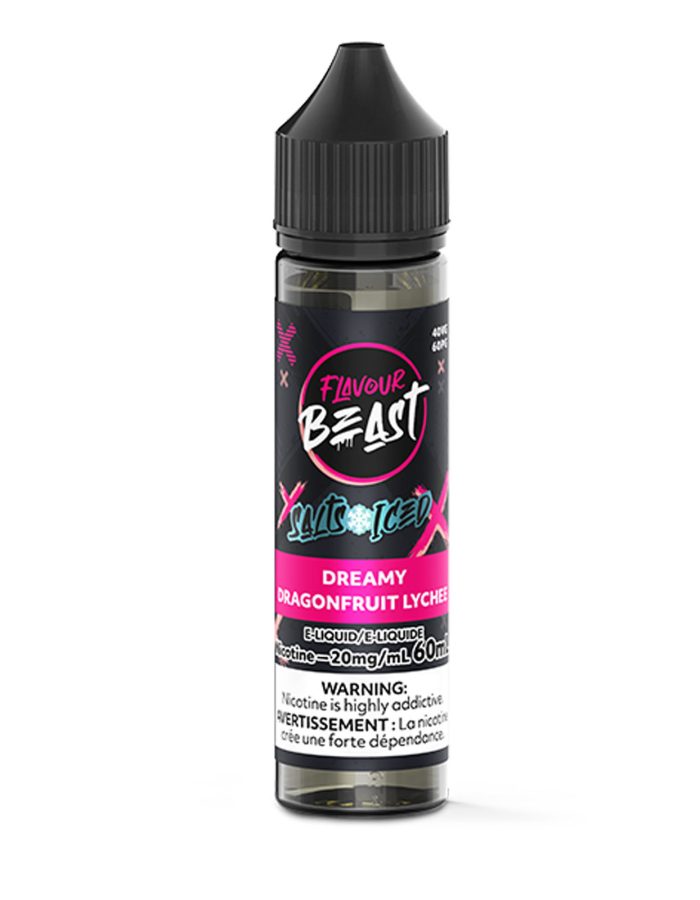 Dreamy Dragonfruit Lychee Iced SALT Flavour Beast Salt 60mL E-Liquid