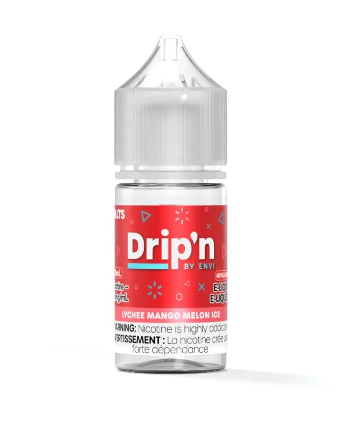 Lychee Mango Melon Ice by Drip'n by Envi Classics SALT E-Liquid Bottle