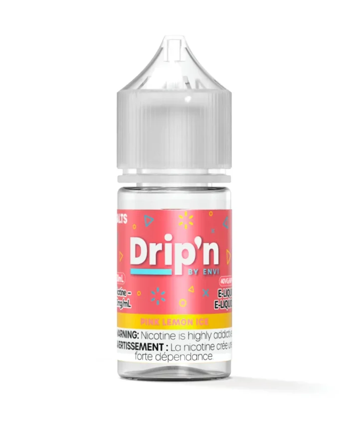 Pink Lemon Ice by Drip'n by Envi Classics SALT E-Liquid Bottle