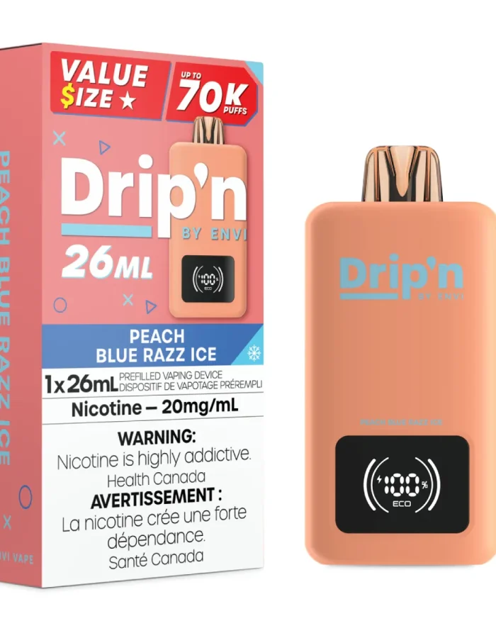 Peach Blue Razz Drip'n by Envi 26mL