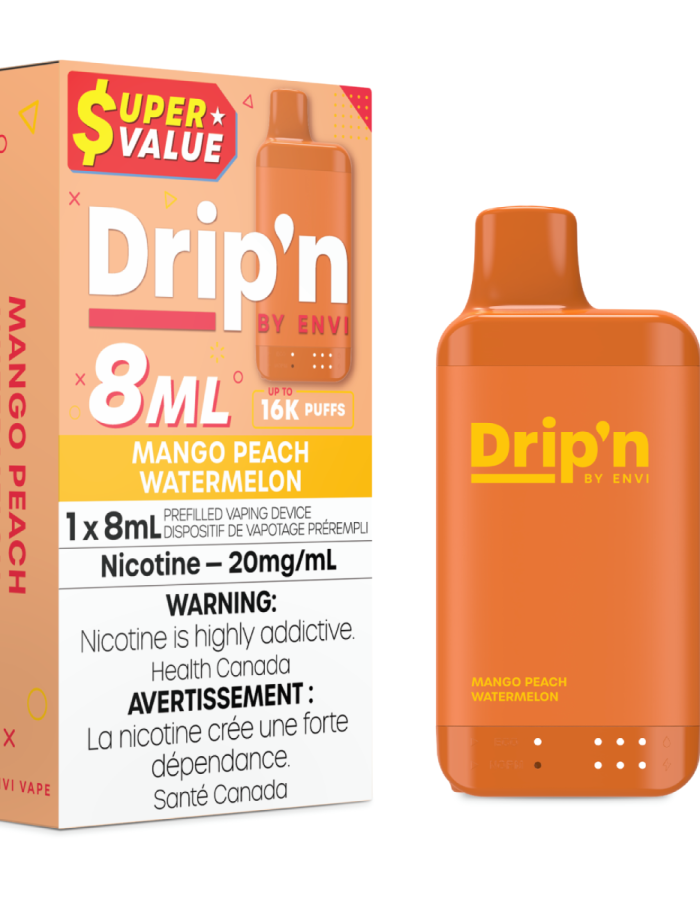 Mango Peach Watermelon Drip'n by Envi 8mL